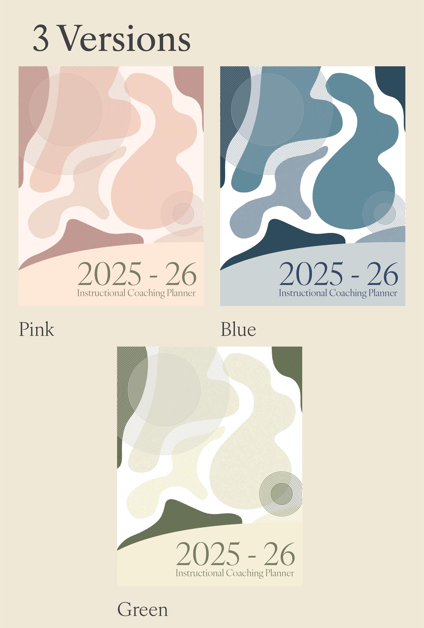 The Instructional Coaching Planner - July to June 2025 - 2026 (pdf download)