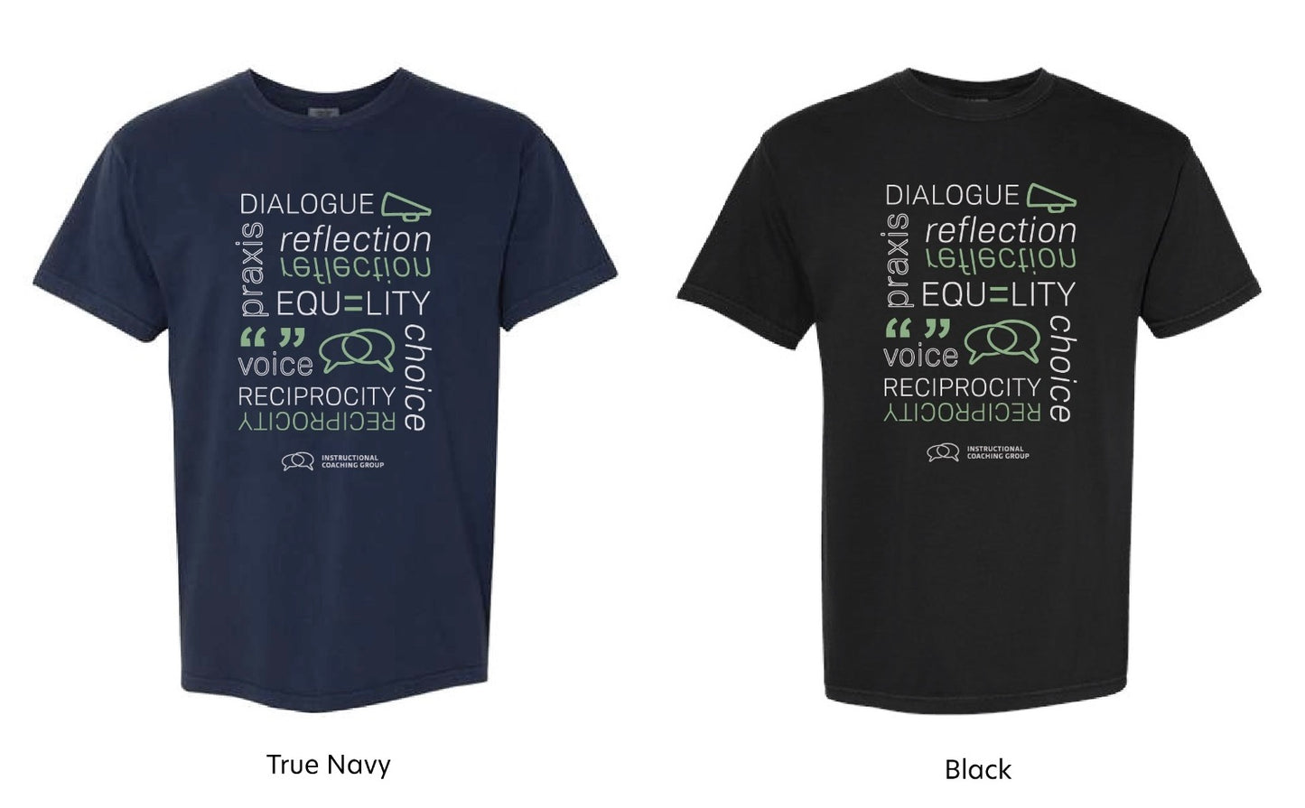 New Partnership Principles Tee in black