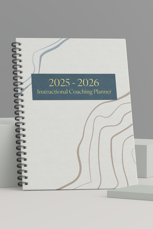 The Instructional Coaching Planner - July to June 2025 - 2026 (pdf download)