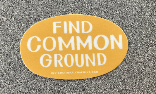 Decal - Find Common Ground