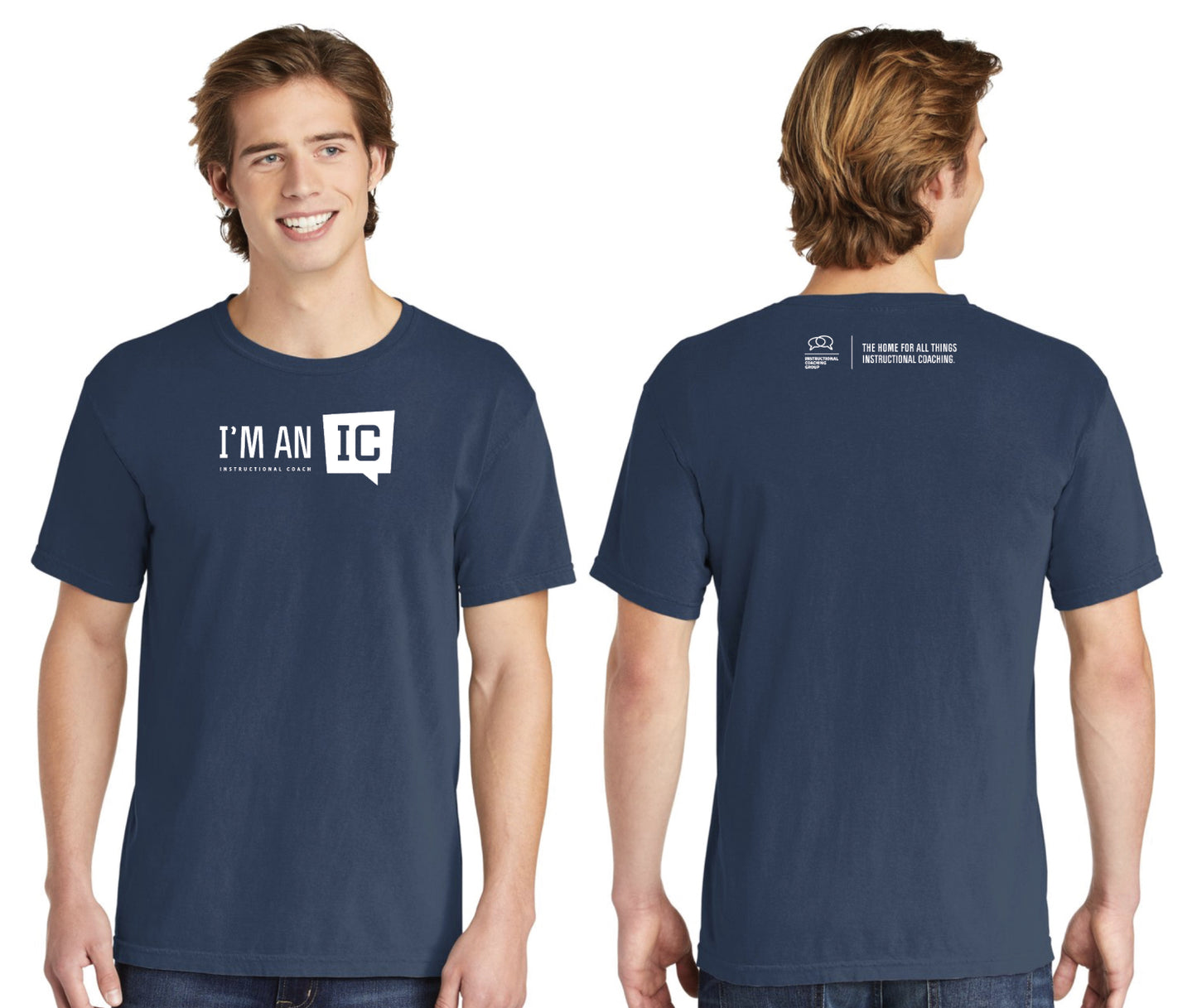 I'm an IC T-shirt (slate blue)